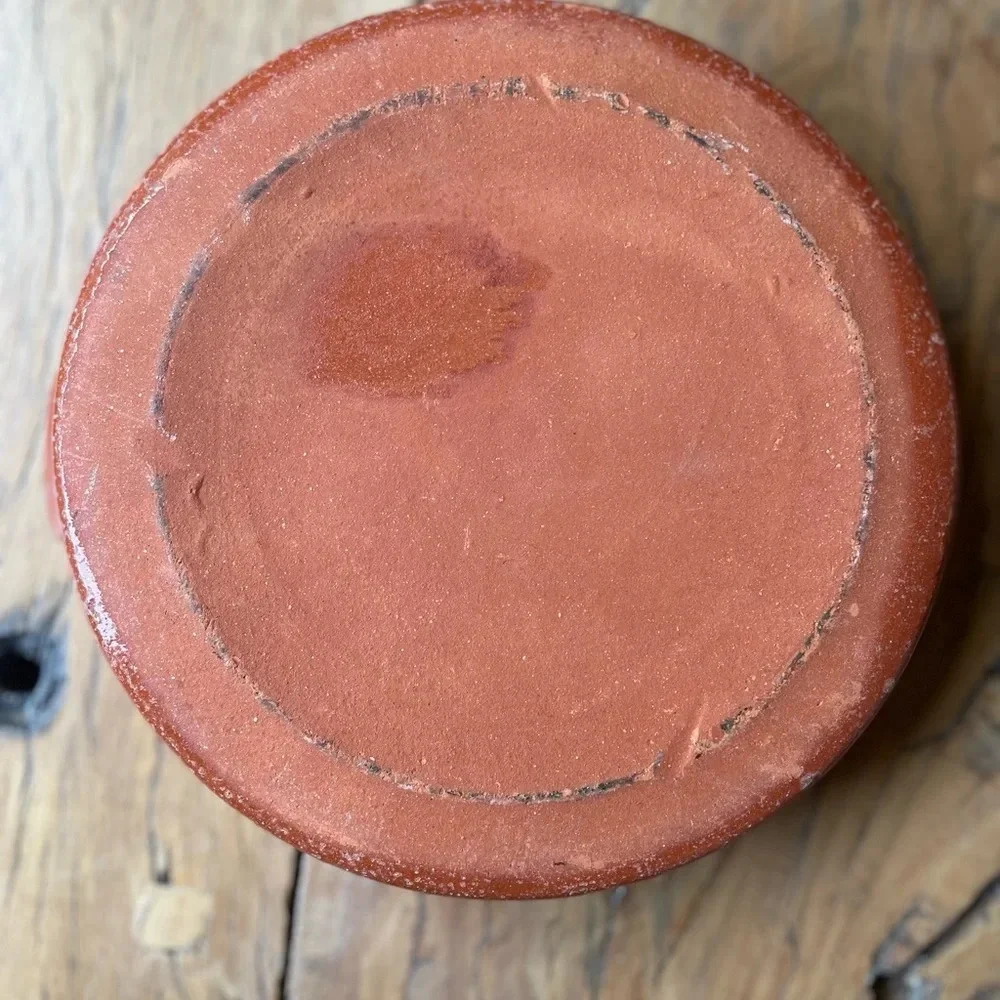 Vintage Moroccan Clay Tagine Cooking Vessel
